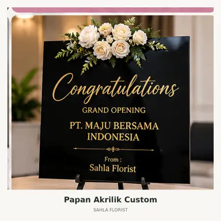 Papan Bunga Akrilik Tasikmalaya Kota